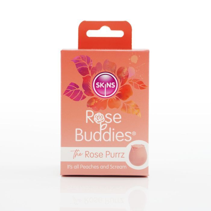 SKINS ROSE BUDDIES PURRZ CLITORAL MASSAGER PULSING VIBRATOR RECHARGEBALE SEX TOY