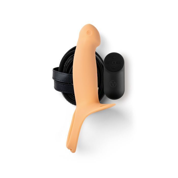 Virgite Strap On - Hollow Harness With Vibrating Penis H3 Size S - Toy