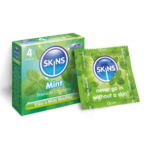 Skins Mint Condoms 4 Pack