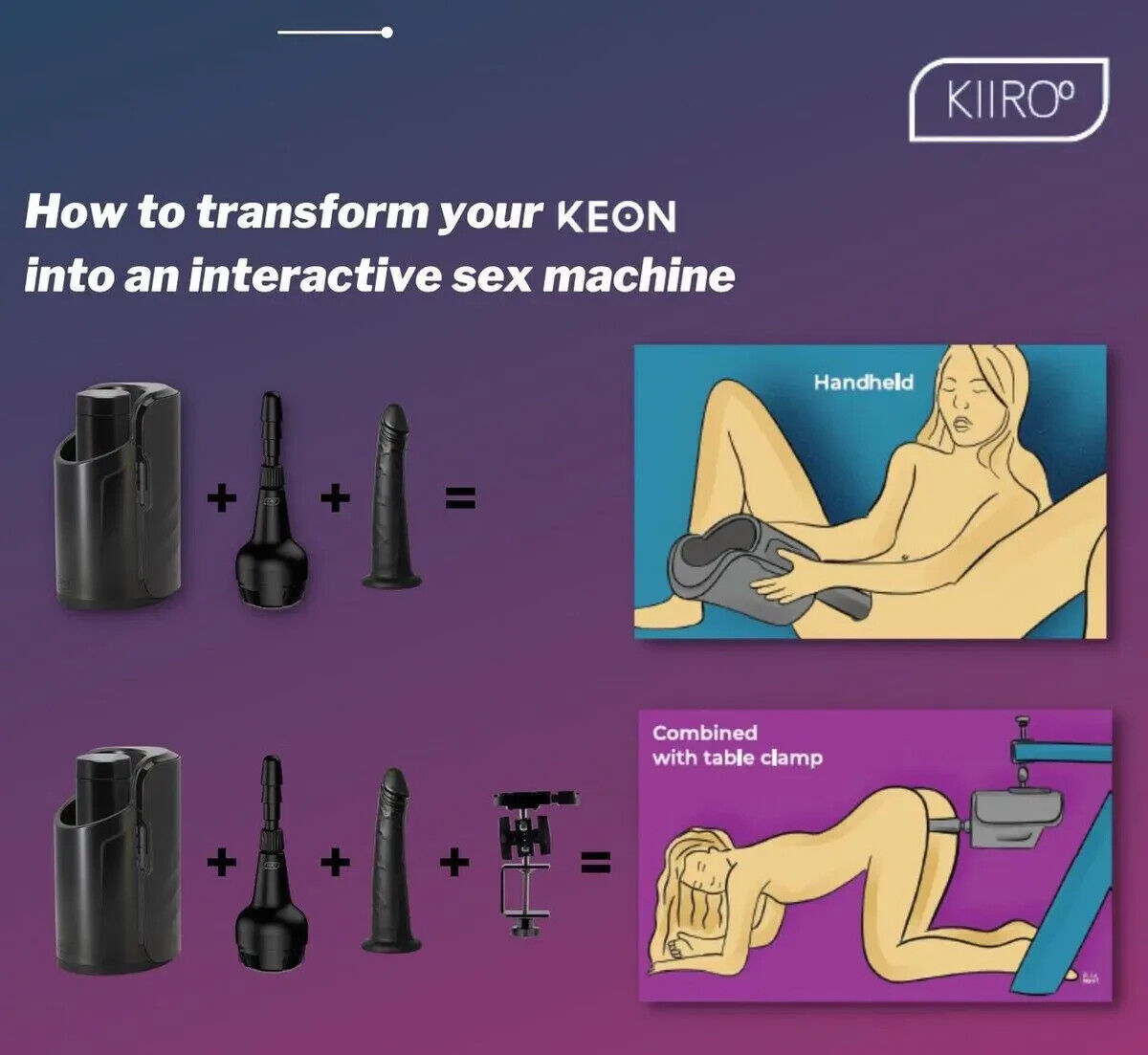 Kiiroo Keon Accessory Dildo Adapter