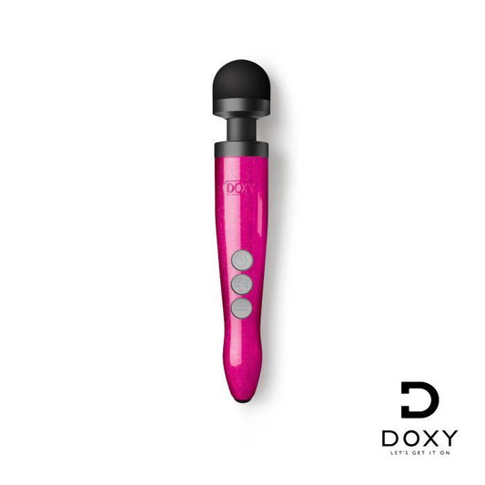 DOXY DIE CAST 3 RECHARGEABLE Massager Hot Pink Intimate Wand