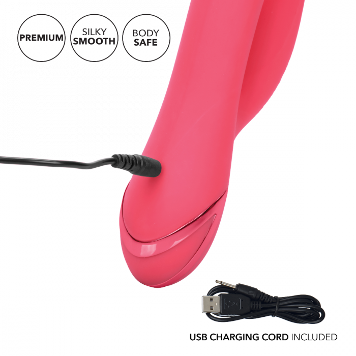 California Dreaming Sweetheart Pink G-Spot Silicone Massager Vibrator