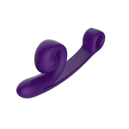 Snail Vibe Purple Vibrating Dildo