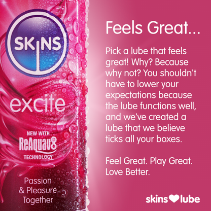 Skins Excite Tingling Water Based Lubricant 130ml