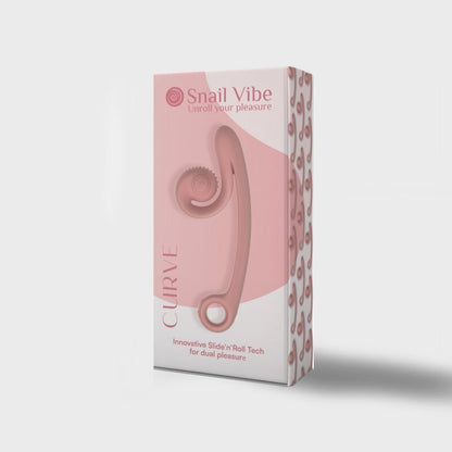 Snail Vibe Peach Vibrating Dildo