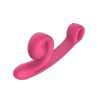 Snail Vibe Pink Vibrating Dildo