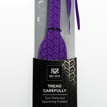 Tyre Pattern Paddle BDSM Spanking Whip Purple