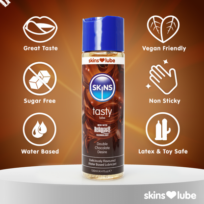 Skins Double Chocolate Water Based Lubricant 130ml