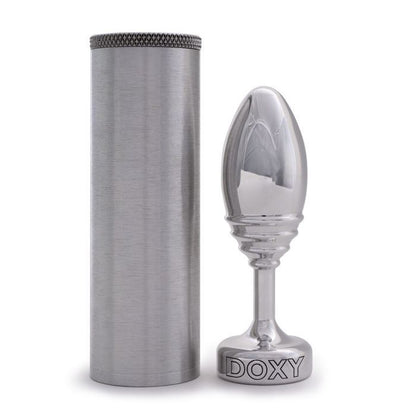 DOXY Ribbed Steel Metal Butt Plug