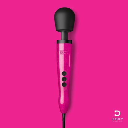 DOXY DIE CAST Massager Hot Pink Intimate Wand -Breast Cancer Awareness Edition