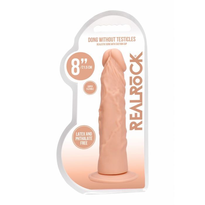 Real Rock Suction Cup Dildo 8 inches