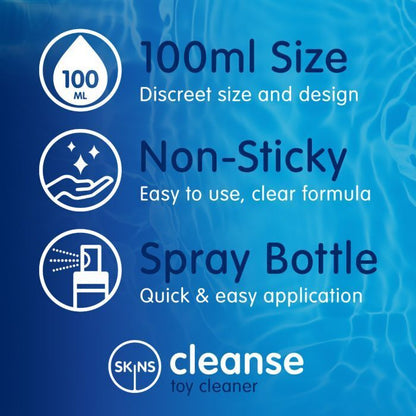 Skins Cleanse Sex Toy Cleaner 100ml