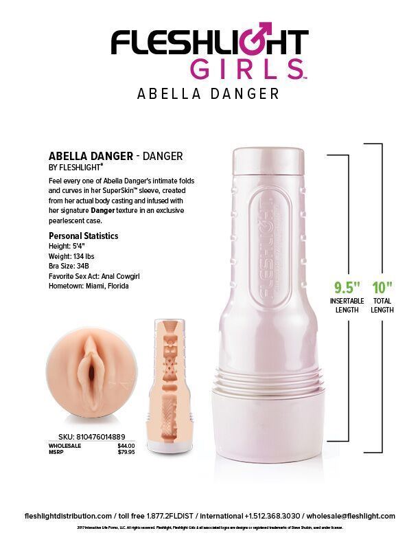 Fleshlight Girl Abella Danger Pussy - Male Masturbator Sex Toy