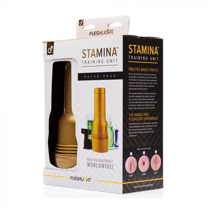 Fleshlight Stamina Value Pack | Masturbator Lube Cleaning Renewing Powder