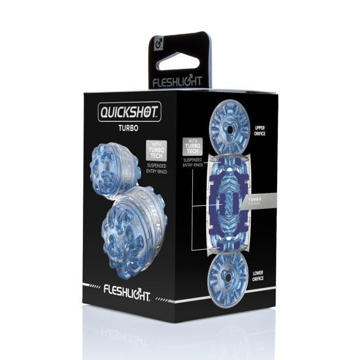 Fleshlight Quick Shot Turbo Blue Ice Masturbator