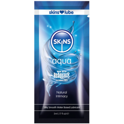 Skins Aqua Water Based Lubricant Sachet 5ml