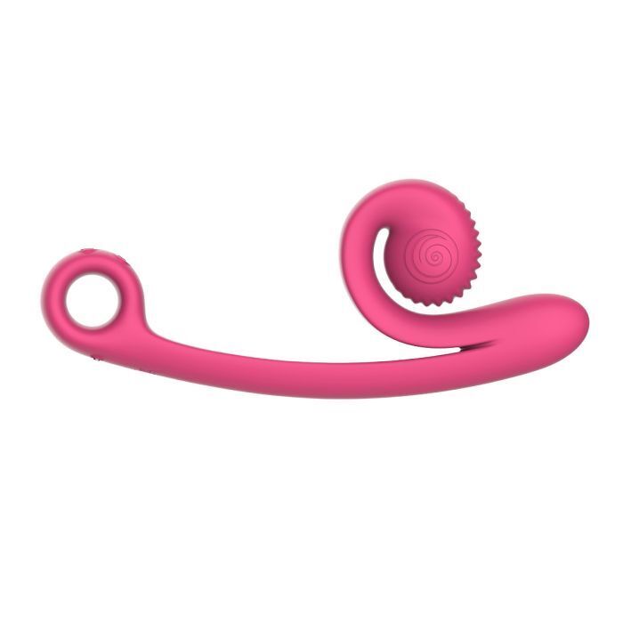 Snail Vibe Pink Vibrating Dildo