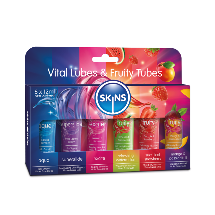 Skins 12ml Multi Pack Sensational Vital & Fruity Lubes