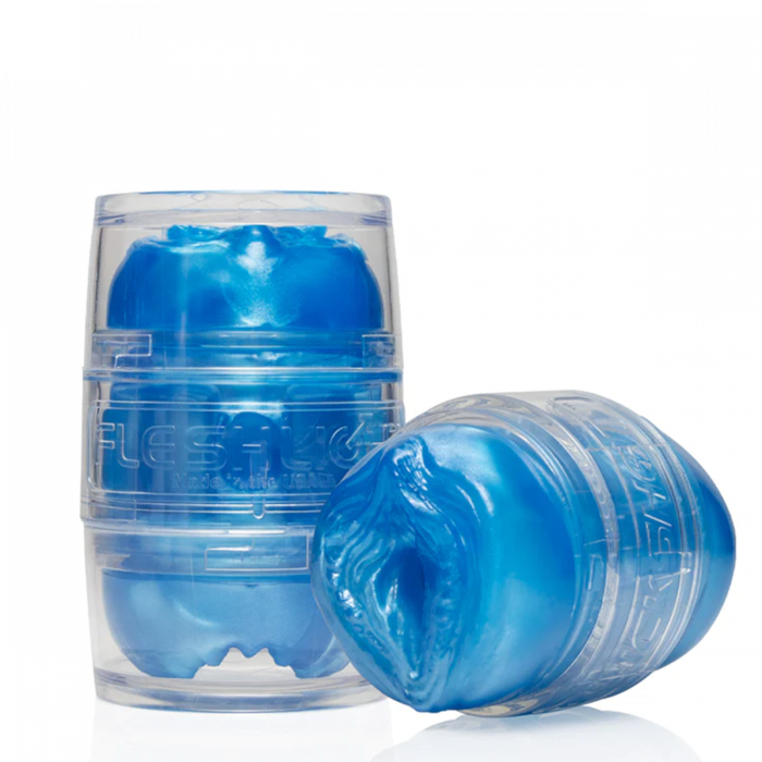 FLESHLIGHT Quickshot Alien Blue Metallic Butt Masturbator