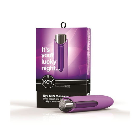 KEY BY JOPEN NYX Purple Bullet Mini Massager Vibrator