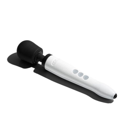 NEW Doxy Die Cast White Rechargeable Unplugged WIRELESS Intimate Wand Massager