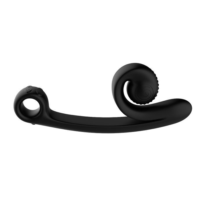 Snail Vibe Black Vibrating Dildo