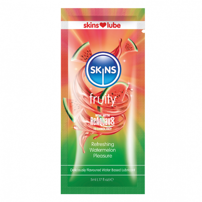 Skins Watermelon Water Based Lubricant Sachet 5ml