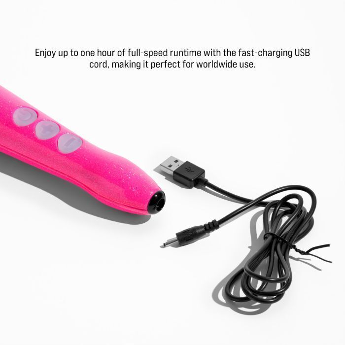 DOXY DIE CAST 3 RECHARGEABLE Massager Hot Pink Intimate Wand