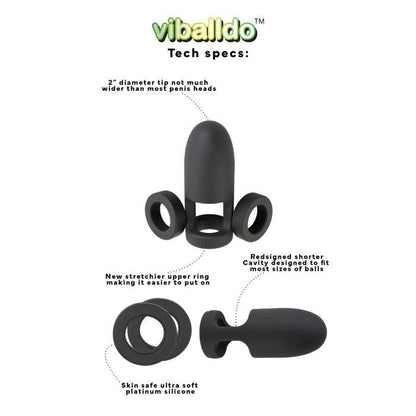 Balldo Viballdo Vibrating Ball Dildo