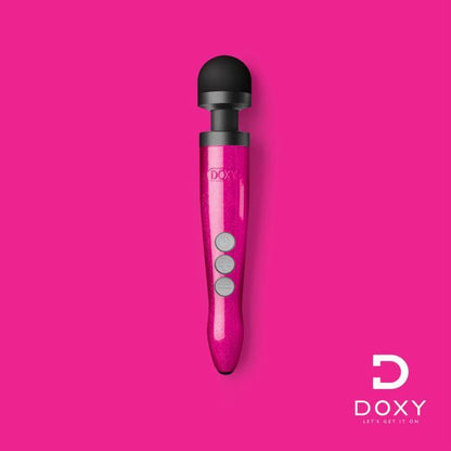 DOXY DIE CAST 3 RECHARGEABLE Massager Hot Pink Intimate Wand