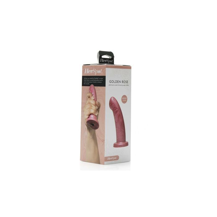 Dildo Fleshlight HerSpot Golden Rose Medium Dildo