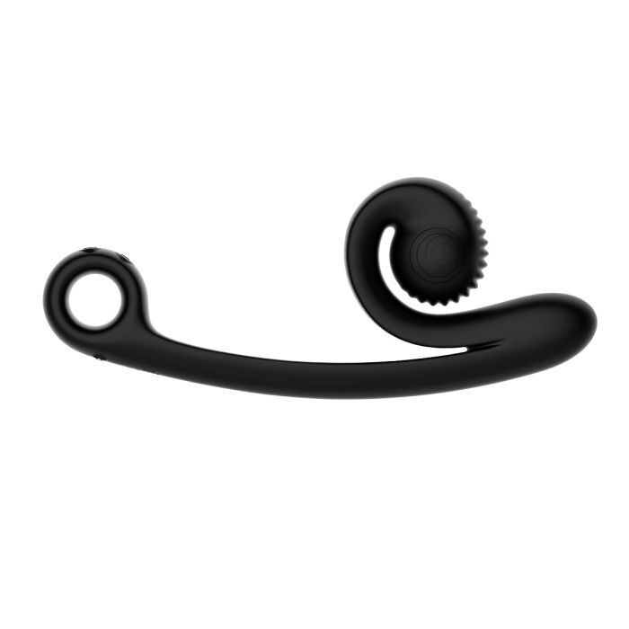 Snail Vibe Black Vibrating Dildo