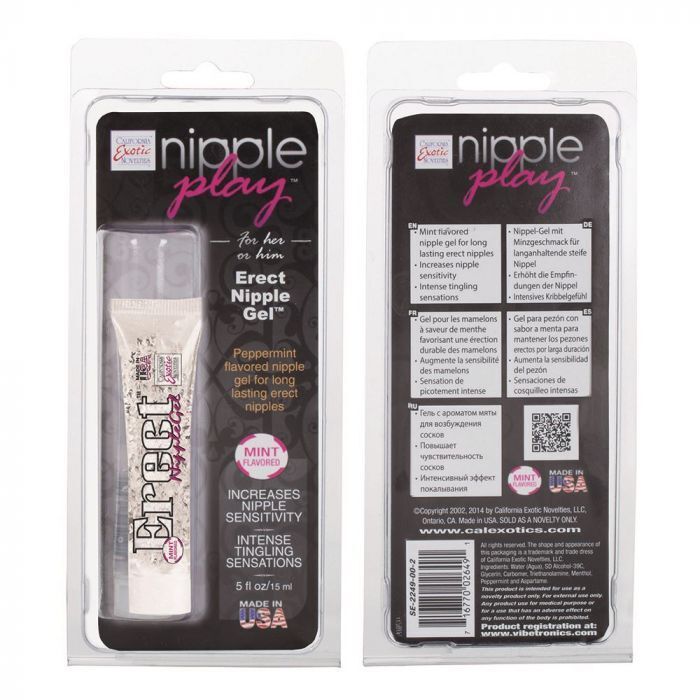 Erect Nipple Play Arouzal Gel Peppermint Flavour