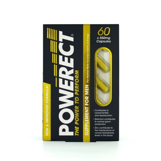 POWERACT PILL 60 Sexual Wellness Enhancement Supplements 100% Natural For Men