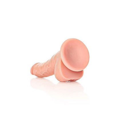 Real Rock - Curved Realistic Dildo & Balls with Suction Cup 7 inches - Skin