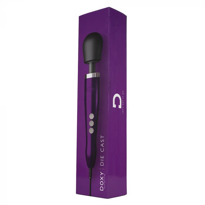 DOXY DIE CAST Purple Massager Wand