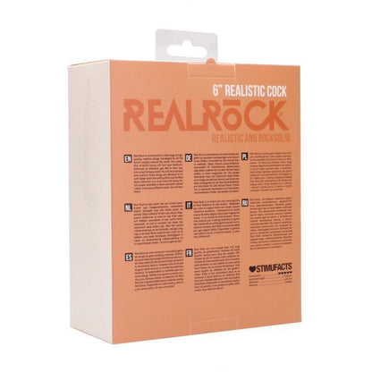 Real Rock Skin - Realistic Cock 6" Suction Cup Girthy Realistic Dildo