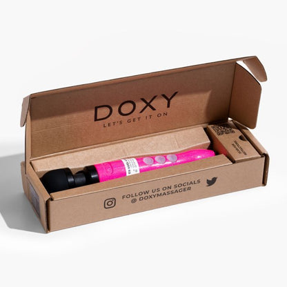 DOXY DIE CAST 3 RECHARGEABLE Massager Hot Pink Intimate Wand