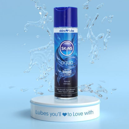 Skins Aqua Extra Long Lasting Water Based Lubricant 130ml