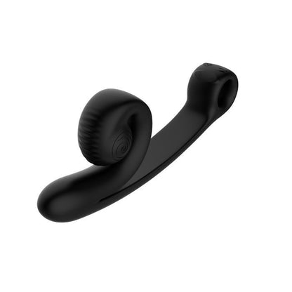 Snail Vibe Black Vibrating Dildo