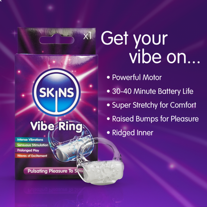 Skins Vibrating Penis Ring