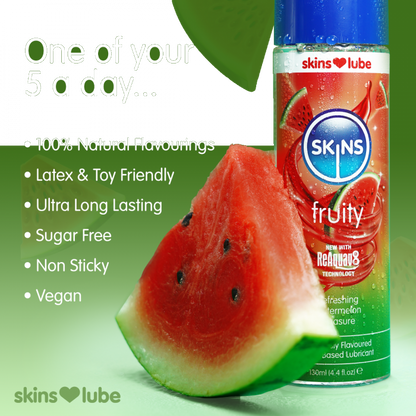 Skins Watermelon Water Based Lubricant 130ml