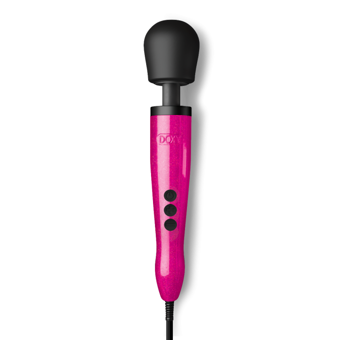 DOXY DIE CAST Massager Hot Pink Intimate Wand -Breast Cancer Awareness Edition