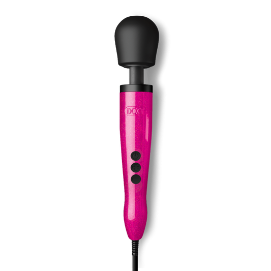 DOXY DIE CAST Massager Hot Pink Intimate Wand -Breast Cancer Awareness Edition