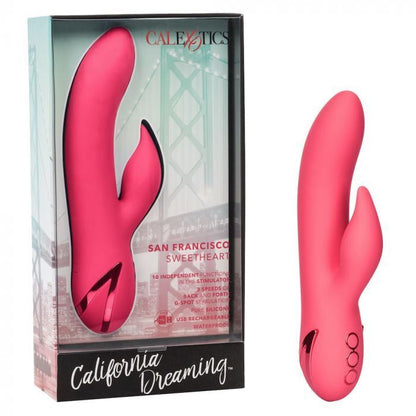 California Dreaming Sweetheart Pink G-Spot Silicone Massager Vibrator