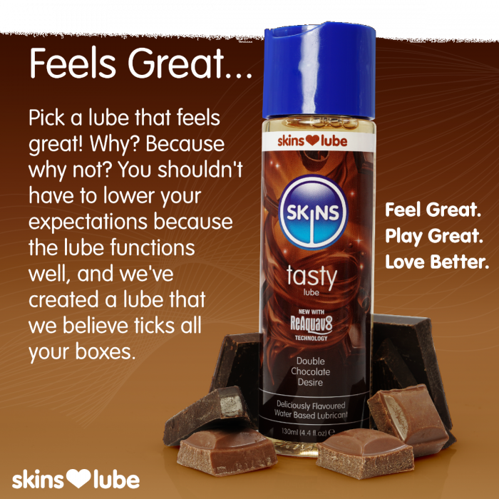 Skins Double Chocolate Water Based Lubricant 130ml