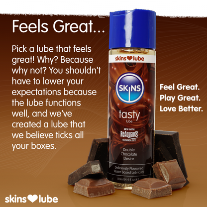 Skins Double Chocolate Water Based Lubricant 130ml