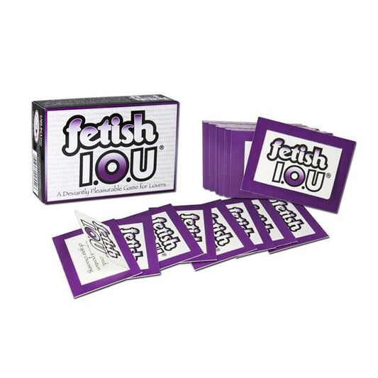 IOU Fetish Couples Card Sex Game - The Game Of Hidden Pelasure