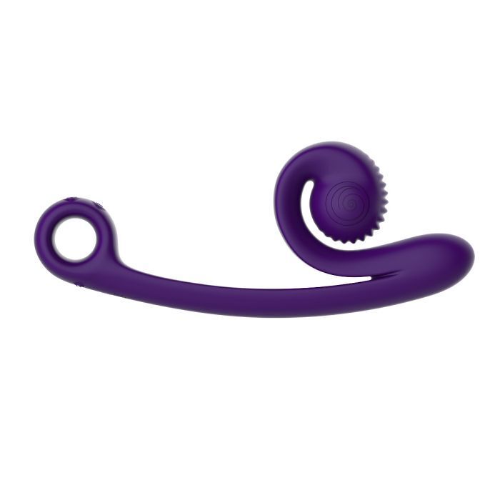 Snail Vibe Purple Vibrating Dildo