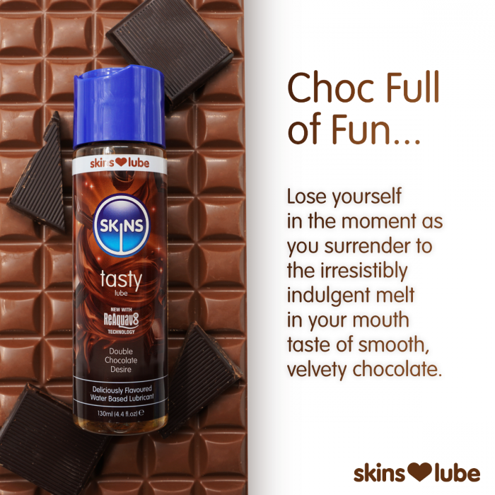 Skins Double Chocolate Water Based Lubricant 130ml